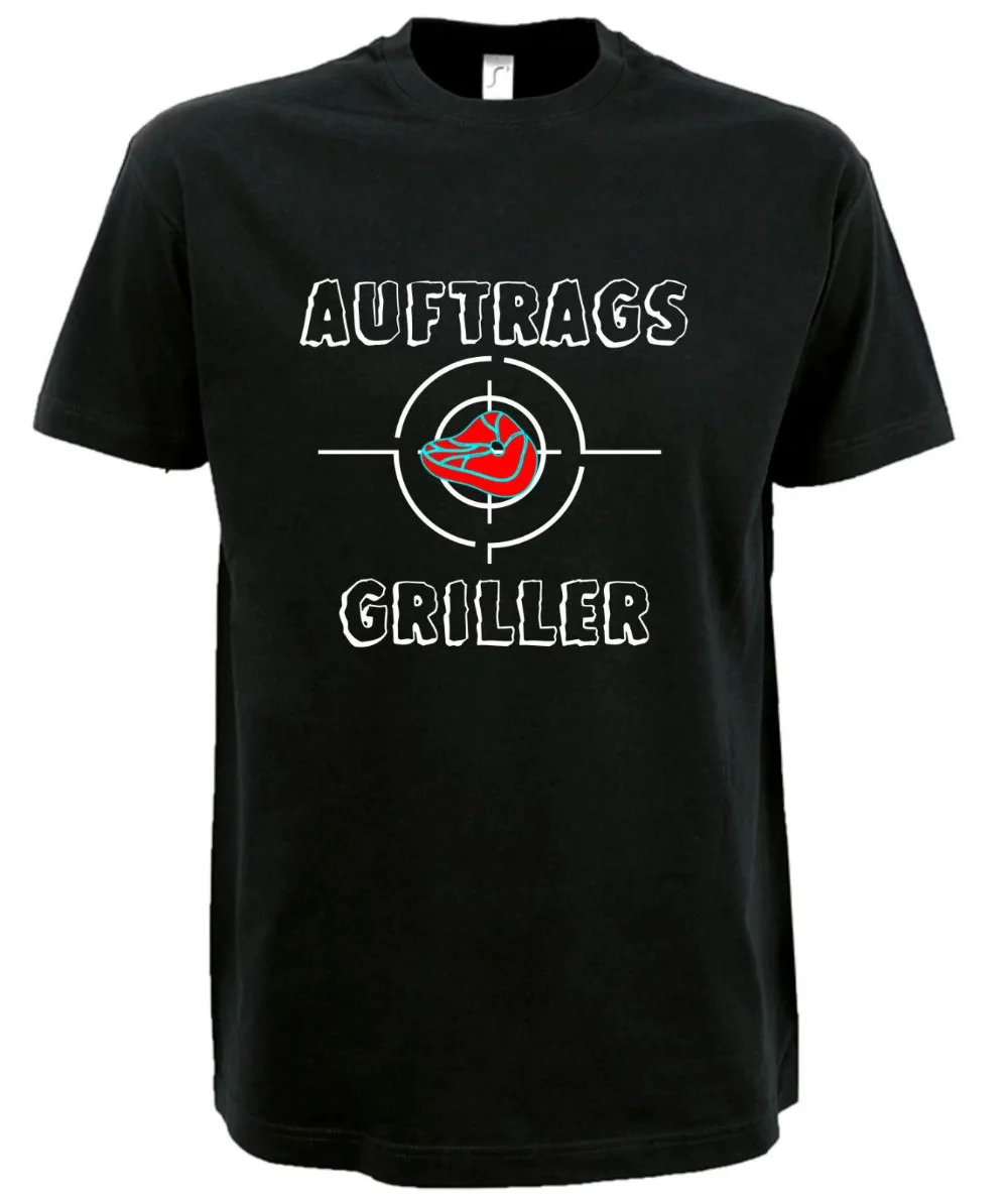 

Grill T-Shirt Auftragsgriller Funny T-Shirt Theme Grilling 2019 Summer O-Neck Fashion Casual High Quality Casual Tee Shirts