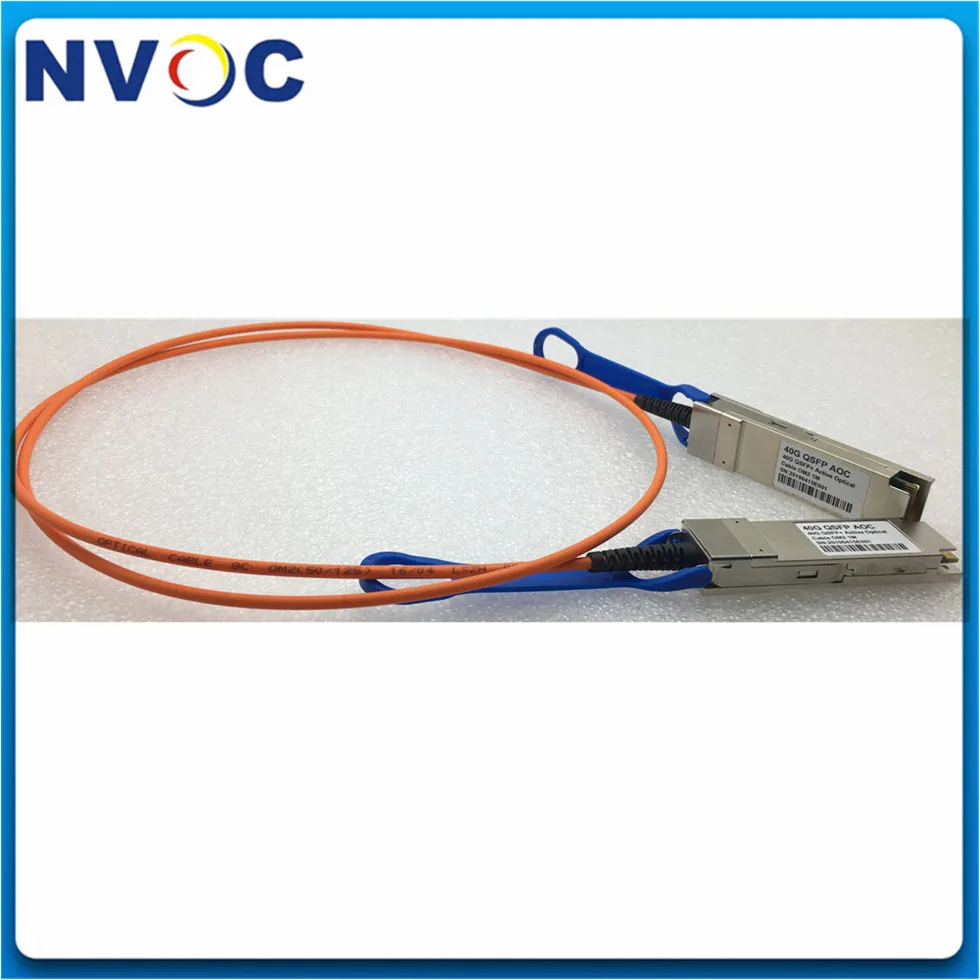Бесплатная доставка 40G QSFP к 1M OM2 мультимод MMF AOC активный оптический кабель