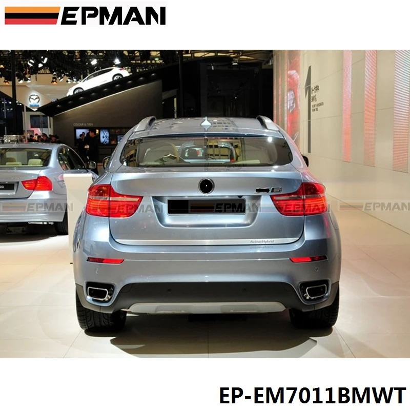 Наконечник глушителя выхлопной трубы из нержавеющей стали Chrome 304 для BMW X6 E71