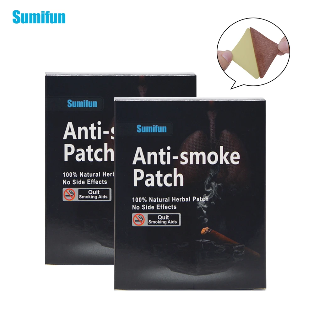 70 шт. Sumifun пластырь против курения 100% натуральный ингредиент никотиновые