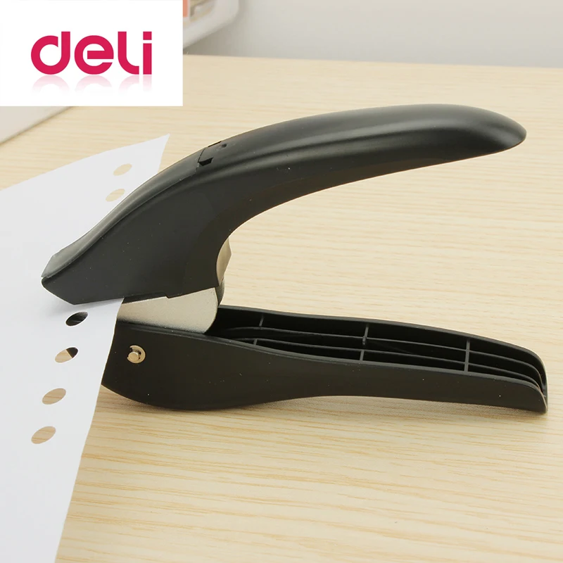 Deli 1 шт. Перфоратор с одним отверстием Круглый ручной перфоратор бумага для