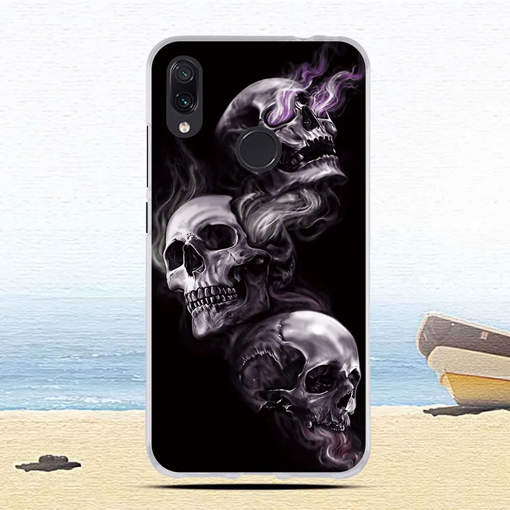 Силиконовый чехол для Xiaomi Redmi Note 7, чехол 6," с милым цветочным принтом, чехол для телефона s для Xiomi Redmi note 7 pro, fundas Coque