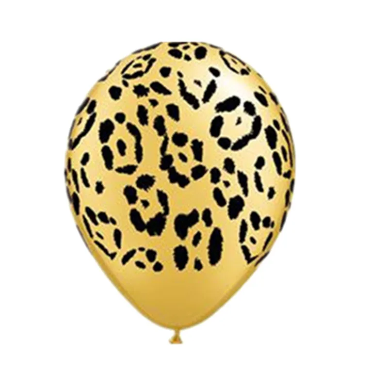 20pcs/lot 12 inch Zebra Leopard Tiger Skull pattern Latex Balloons Baby Shower Birthday Party Animal Cheetah Helium Decor | Дом и сад
