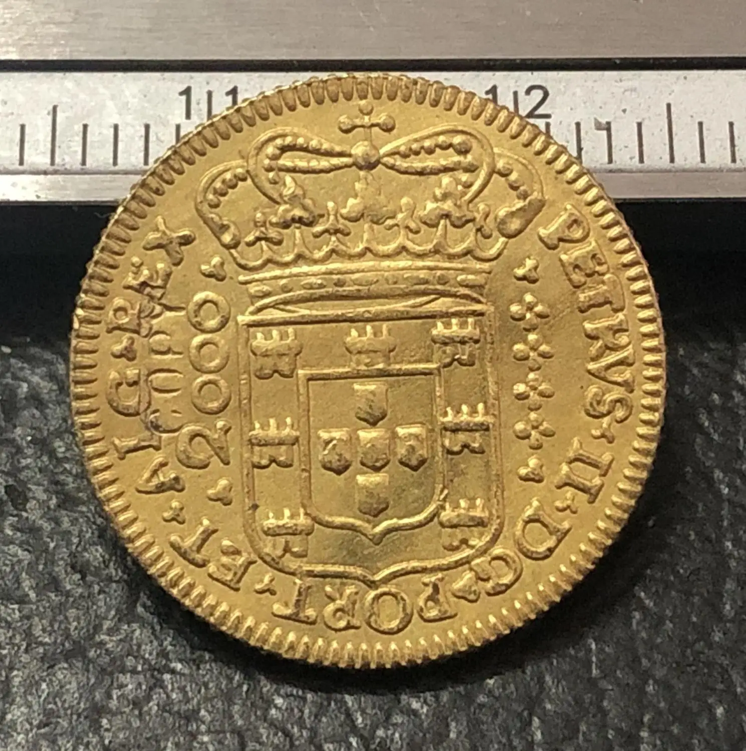 1703 бразильская 2000 монета из 24 каратного золота|coin coins|coin goldcoin copy |