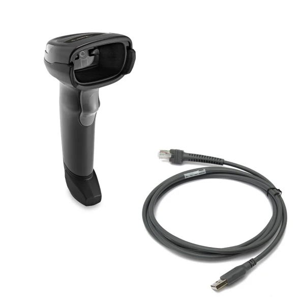 Проводной USB сканер штрих кода Zebra Motorola DS2208 2D стандартного диапазона для