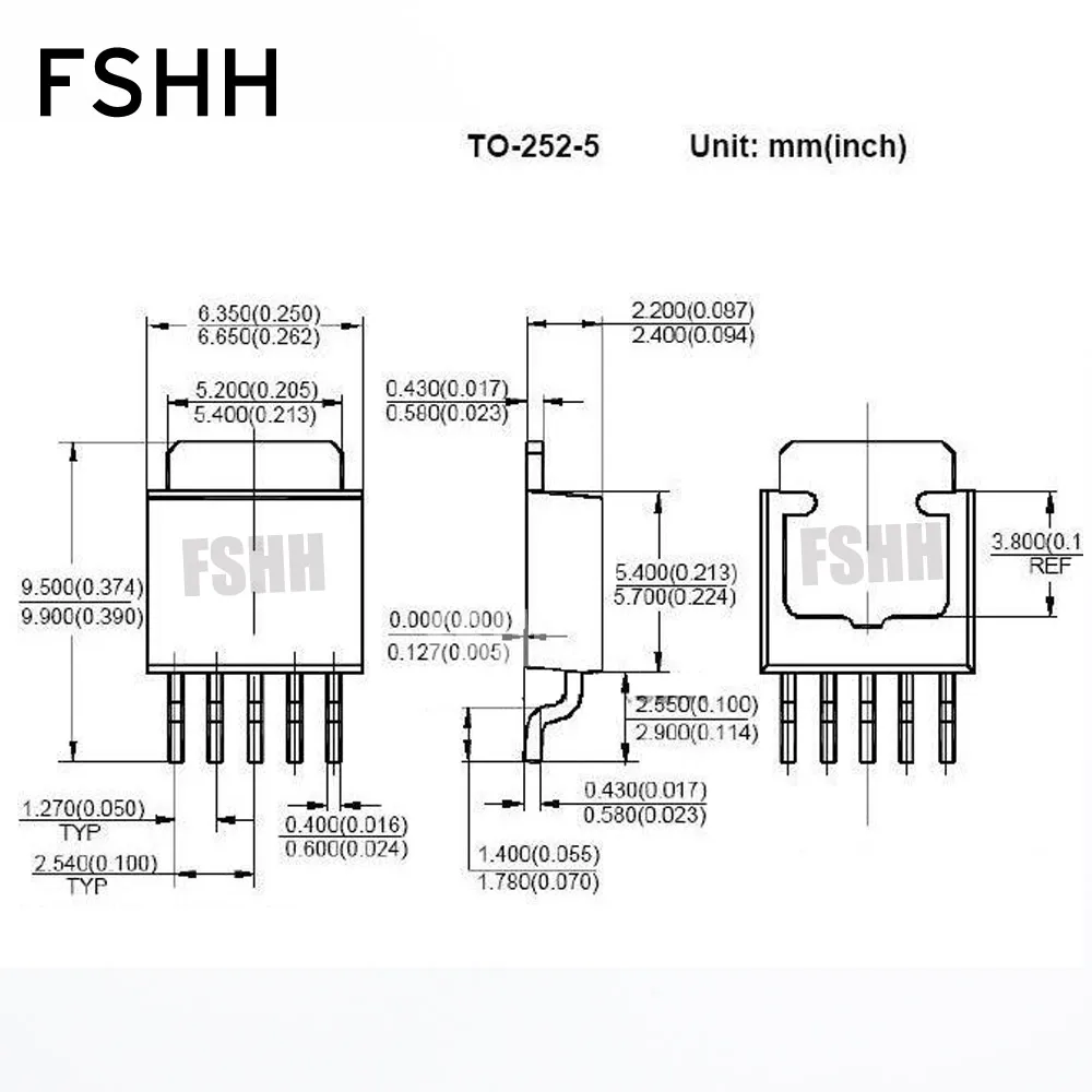 TO-252-5L Burn-in Socket TO-252-5 TO252-5 IC Test Socket/IC Socket(Flip test seat)