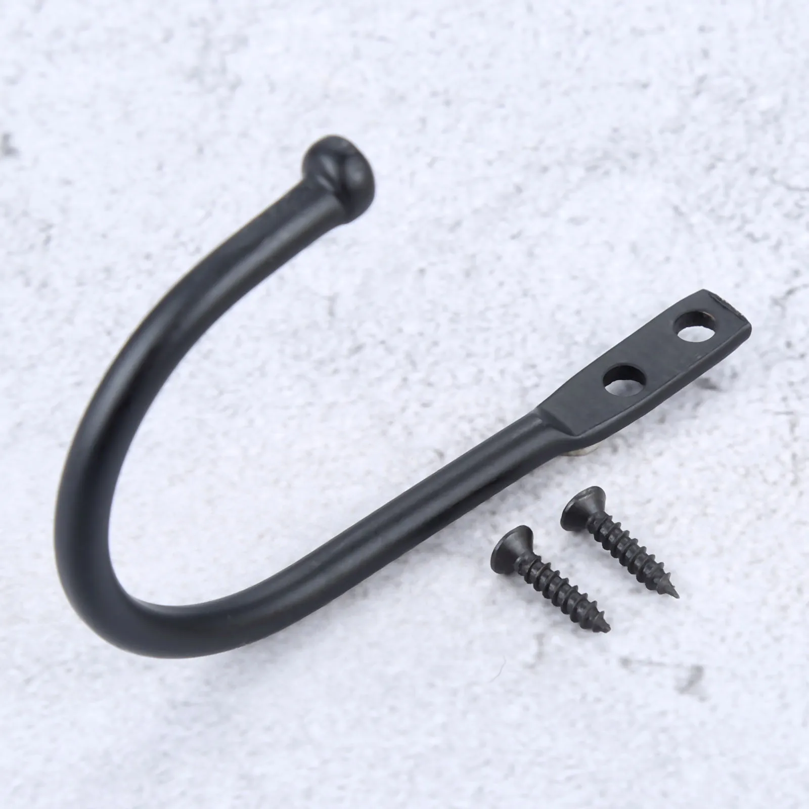 2 шт. черная железная настенная дверь банное пальто крючок вешалка в винтажном