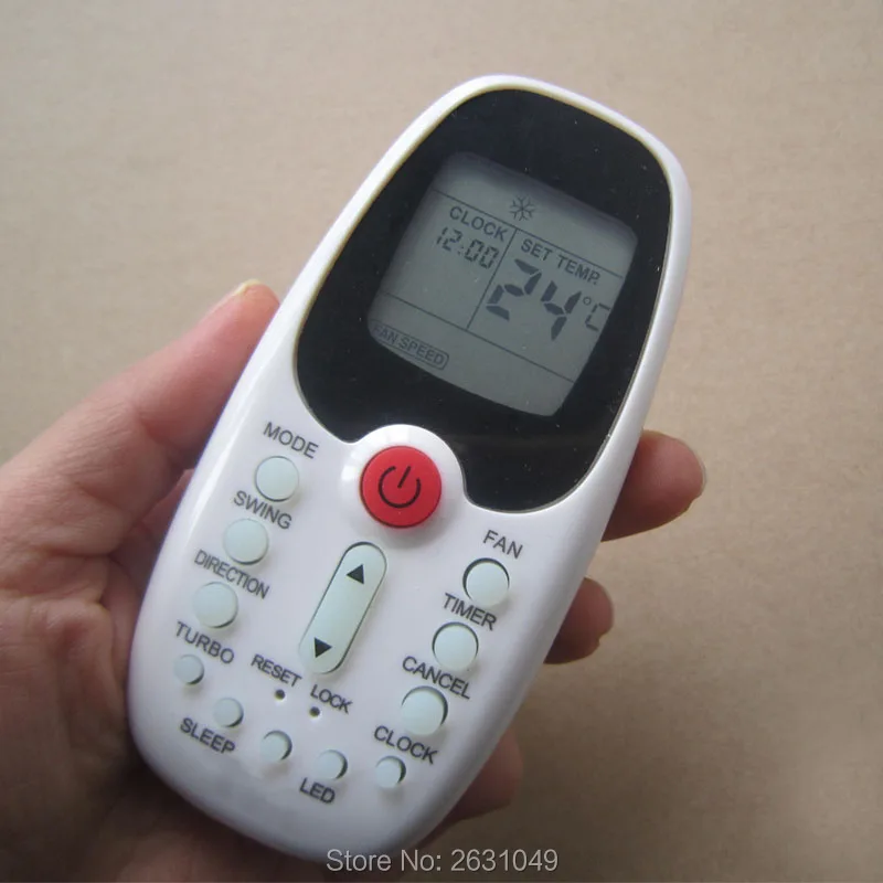 Пульт дистанционного управления кондиционером с подсветкой, подходящий для Midea Komeco Comfee с LED R06/BGCE R06/BGE on.