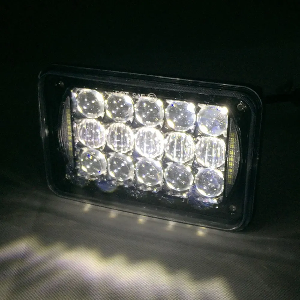 Фары для грузовых автомобилей 4x6 светодиодный светодиодная лампа H4 с точкой DRL SAE