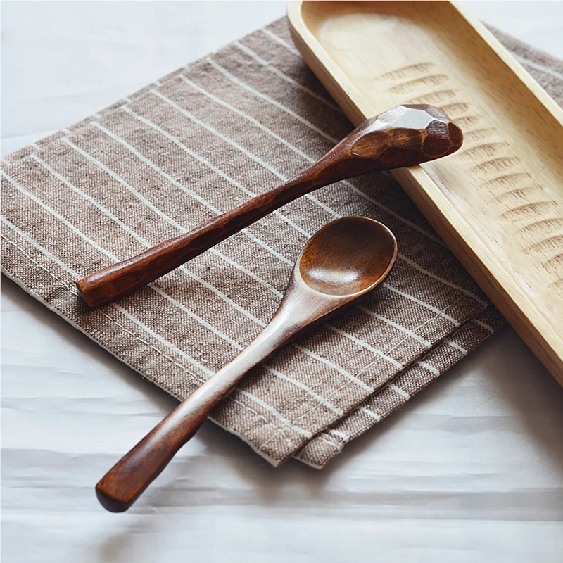 Фабричная деревянная ложка гравированные ложки маленькие 13 5*2 5 см|Ложки| |