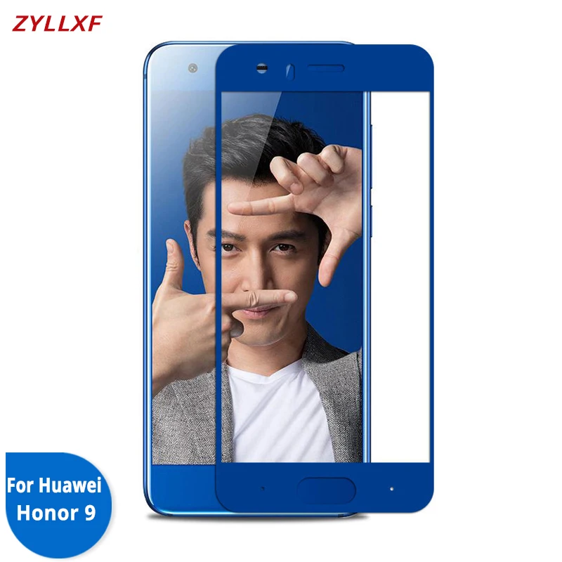 Для Huawei Honor 9 полное покрытие Закаленное стекло Защитная пленка 5 15 дюймов 9H 2.5D