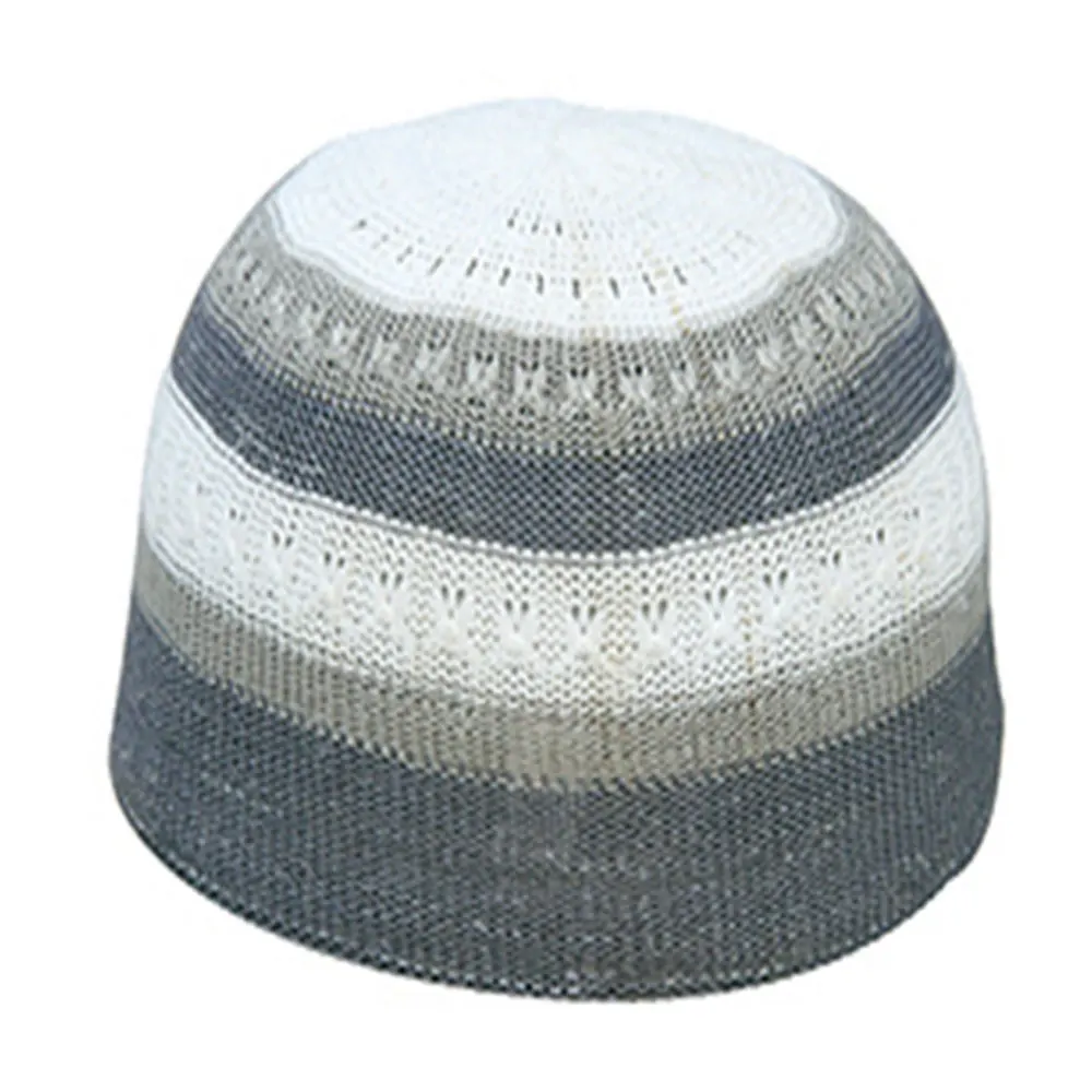 blue Кепка Keffiyeh, красивый головной платок, вязаная шапка, Арабская тесель, модная мужская мусульманская этническая одежда, аксессуары - Цвет: blue