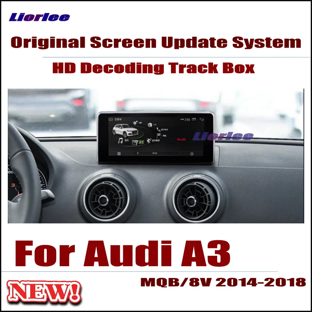 Liorlee Original Car Screen Update Decoder For Audi A3 2014-2018 MMI system Parking Rear view Camera Carplay Adapter Cable | Автомобили и