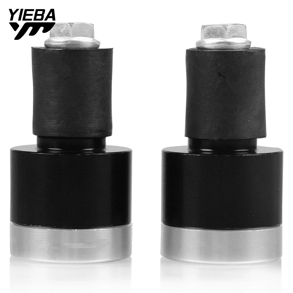 sliver Для мотоцикла YAMAHA XS1100/S SR500 DT125RR XS400 C/E TDR250 Руль конец ручки крышки торцы анти Вибрирующая пробка - Цвет: sliver