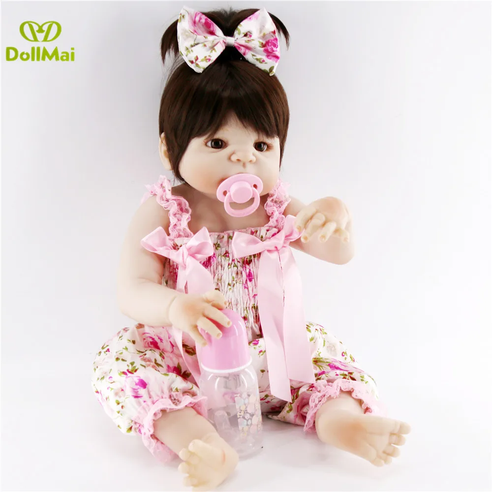 22 &quotbebe reborn bonecas menina настоящая кукла для новорожденных девочек полностью