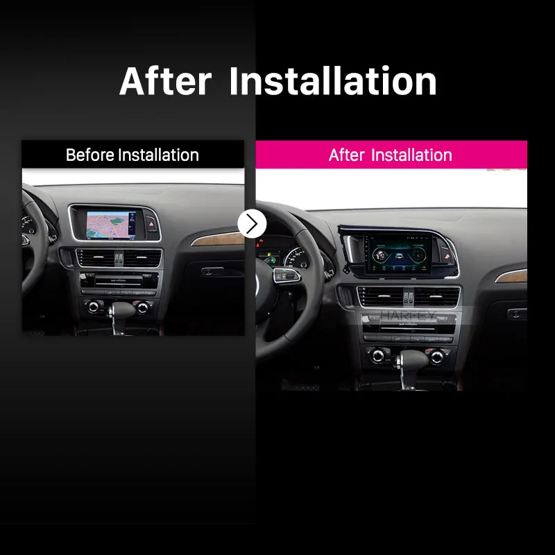 Harfey Android 9 1 сенсорный экран GPS навигация дюймов автомобильное радио для Hyundai Elantra