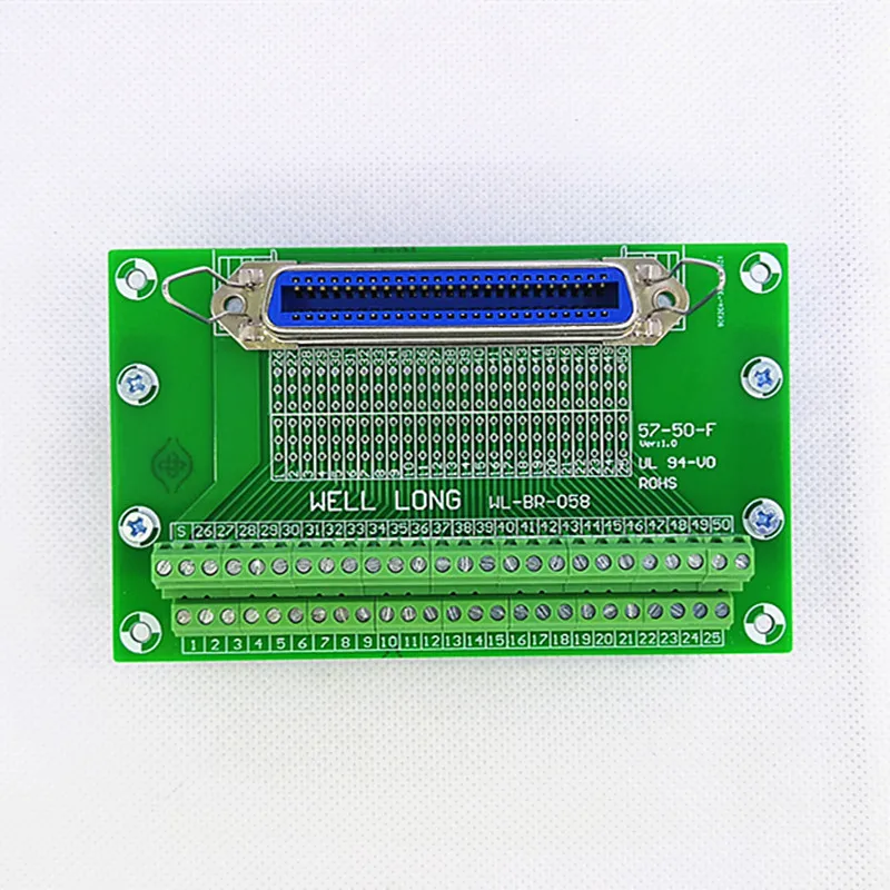 57 серия 50 Pin 0 085 "вертикальный штекер В гнездовой разъем Breakout Board.|Клеммные