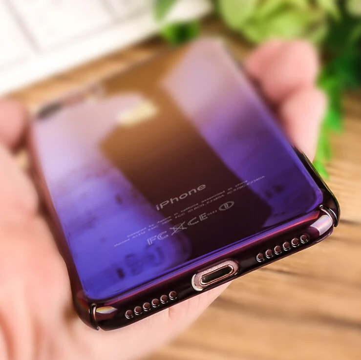 Венера Волк Градиент Цвета ТПУ Case Для iPhone7 Случаи Ультра Тонкий Полный Защитная