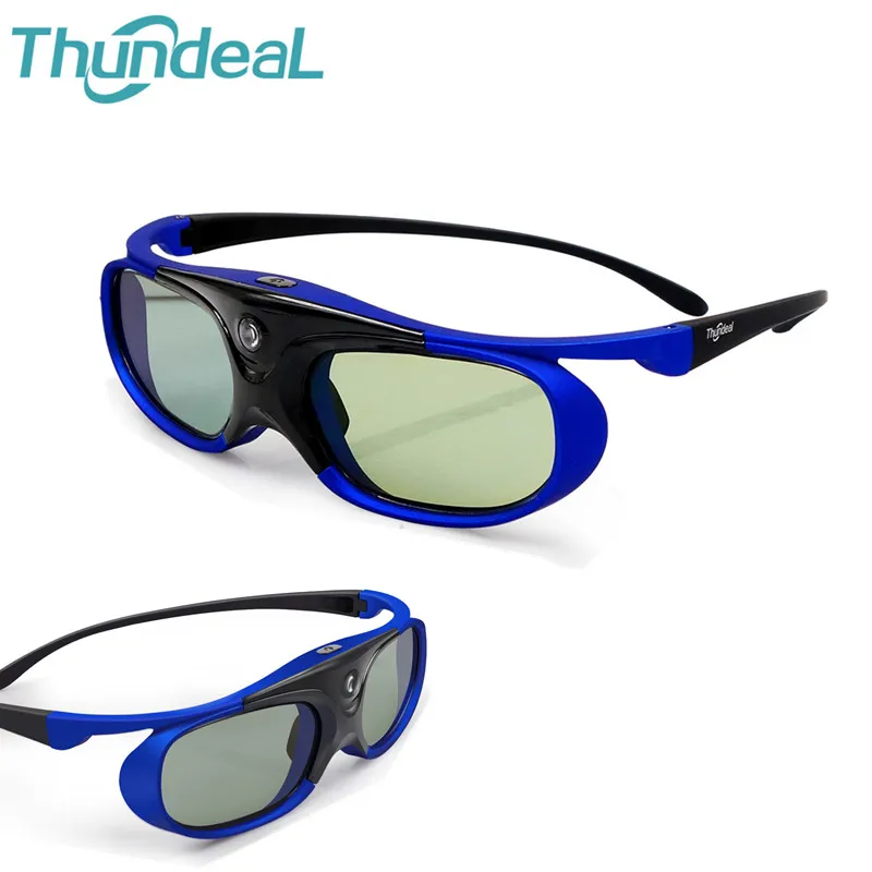 Thundeal 2 шт./4 шт. 3D очки DLP проектор Батарея Универсальный 96 144 Гц для acer Viewsonic JmGO XGIMI