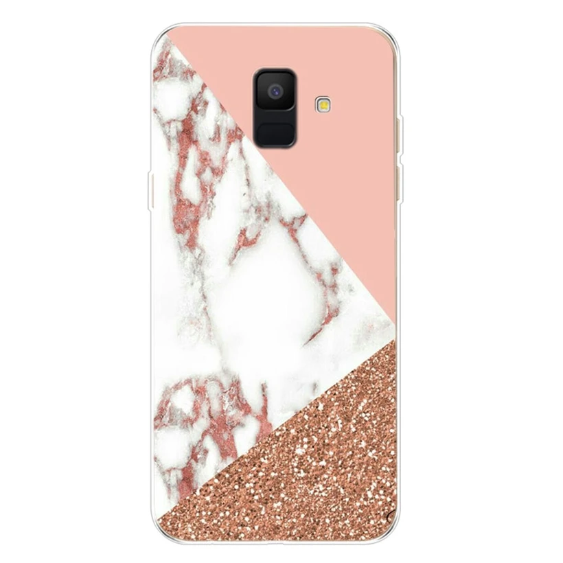Мягкий силиконовый чехол для Samsung Galaxy A6 2018 Dual SIM SM A600 A600F Tpu Plus A605 A605F AB070 |