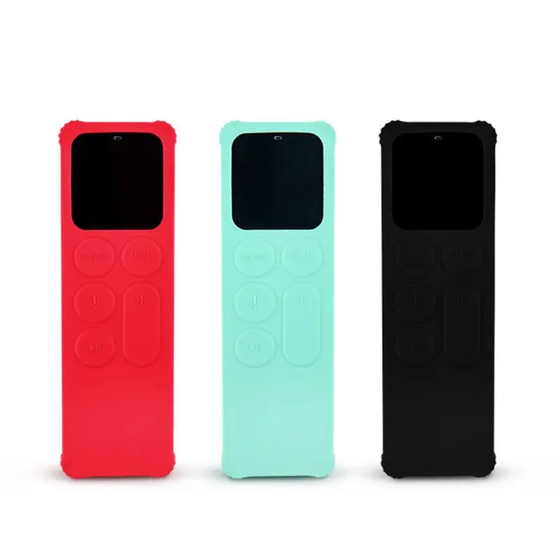 TV Remote Control Soft Silicone Protective Case Sleeve Cover Skin for Apple 4 4th | Электроника