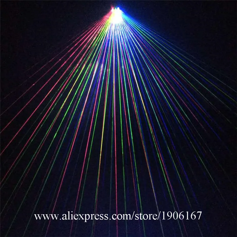 Лазерные перчатки для диджея светодиодные RGB лампы вечерние с 1 зеленым красным