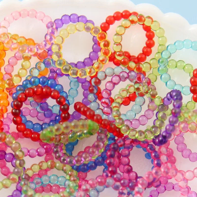 

50pcs 20mm Colorful Plastic Ring Charms|DIY Crafting Supplies