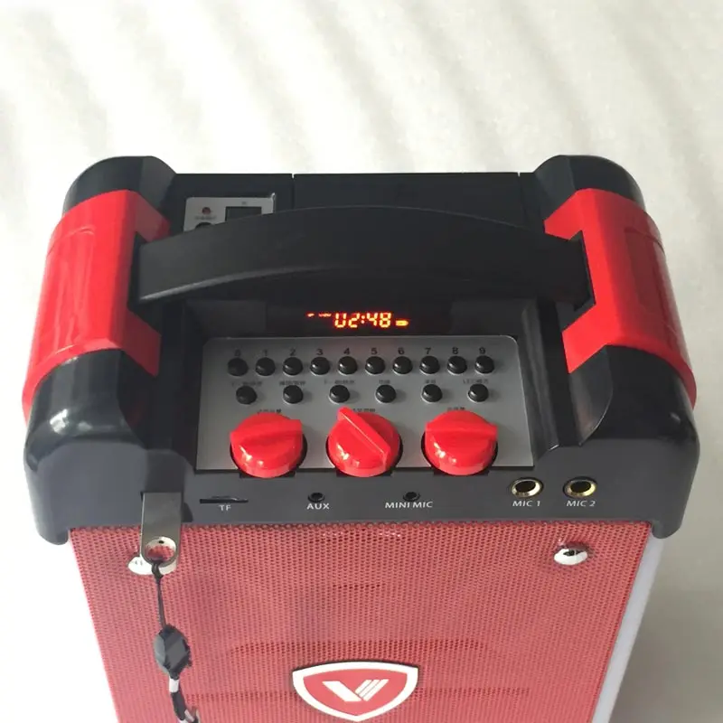 30 Вт Hi Fi портативный Bluetooth динамик сабвуфер поддерживает USB диски tf карту и