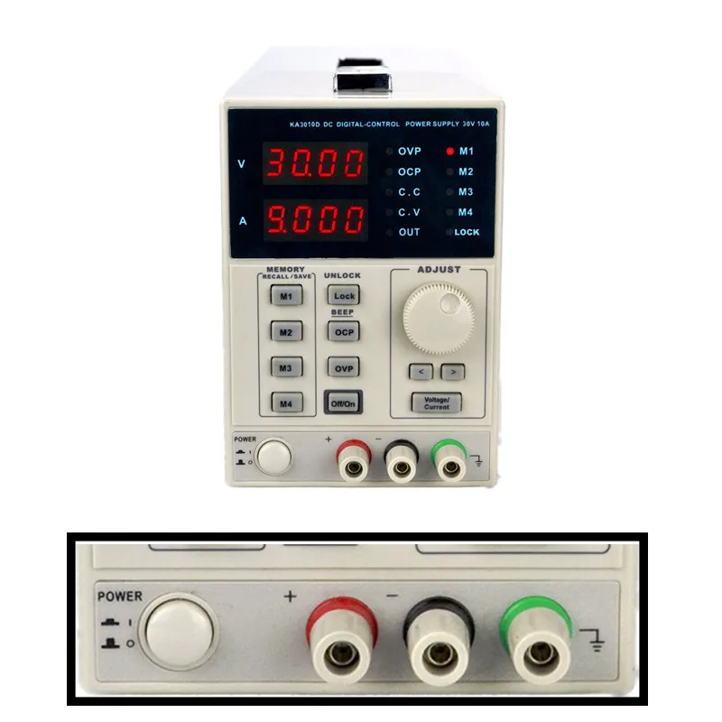 KORAD KA3010D прецизионный Регулируемый 30 в 10 А DC Линейный источник питания Цифровой