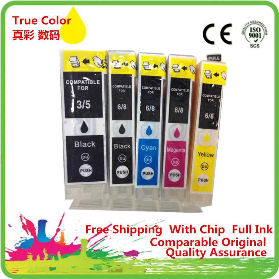 Замена BCI 3E 3 TY3/3e/5 чернильные картриджи для Canon PIXMA iP5200 iP5200R iP5300 iX4000 iX5000 MP500 MP510|ink