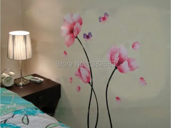 Бесплатная доставка ПВХ DIY гостиная спальня ТВ фон завесы надписи обои украшения