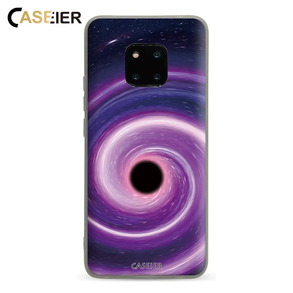 Чехол для телефона CASEIER с черным отверстием Huawei P30 P20 P10 Pro P Smart Y9 2019 чехол Mate 20 10 Lite