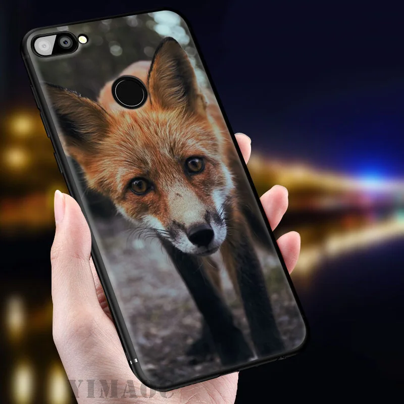 YIMAOC Cute Fox Soft Case for Huawei Honor View 20 10 8X 8 8C 6A 7A 7X 7C Lite Pro Y9 Y7 Y6 Prime 2018 2017 |