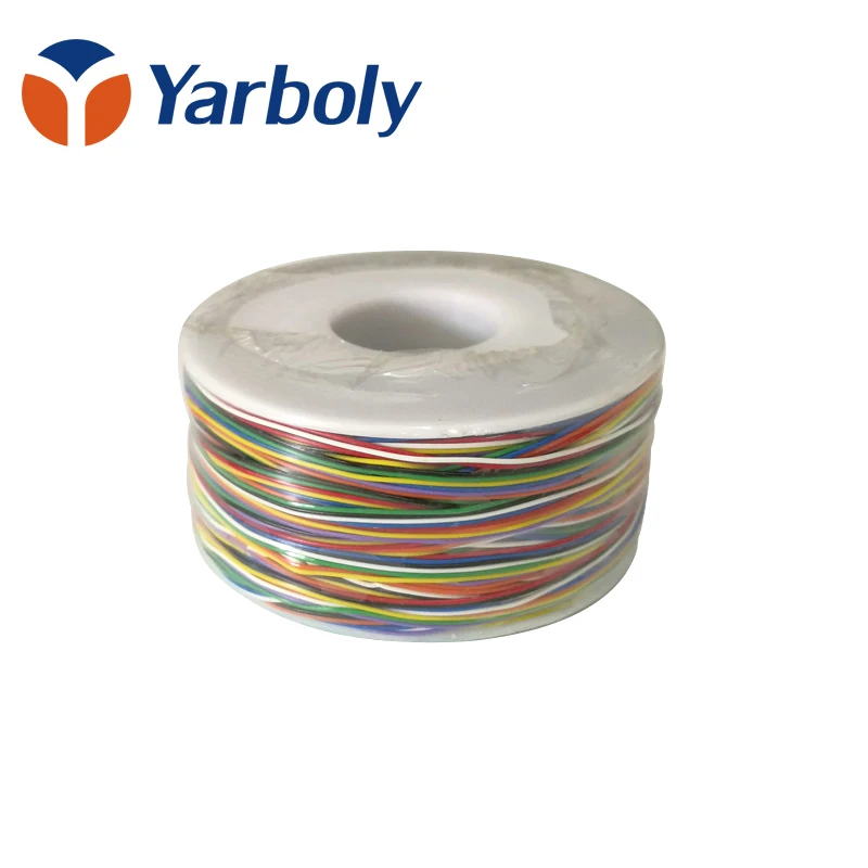 30AWG 8 цветов OK Wire wrap ping wrap оловянный медный электронный провод изоляции Тестовый Кабель