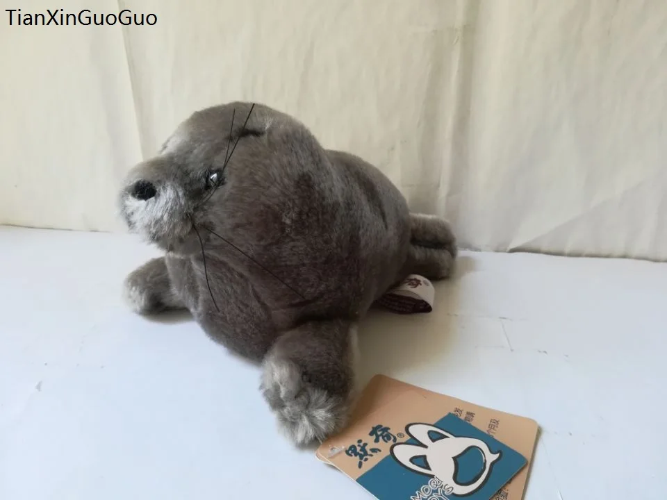 about 23cm lovely gray seal plush toy soft doll baby Christmas gift w0287 | Игрушки и хобби