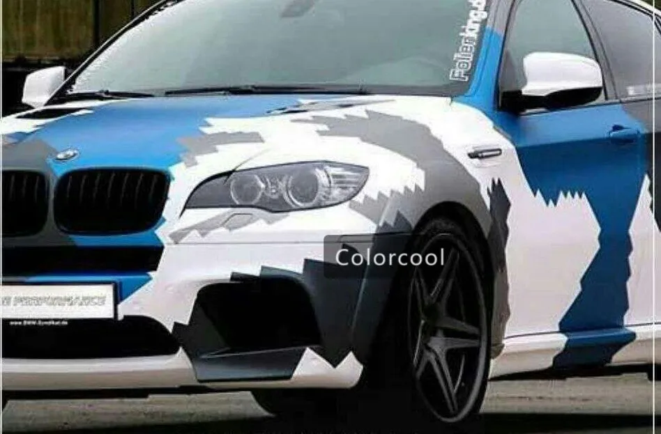 Камуфляжная Автомобильная наклейка на заказ виниловая пленка для автомобиля с