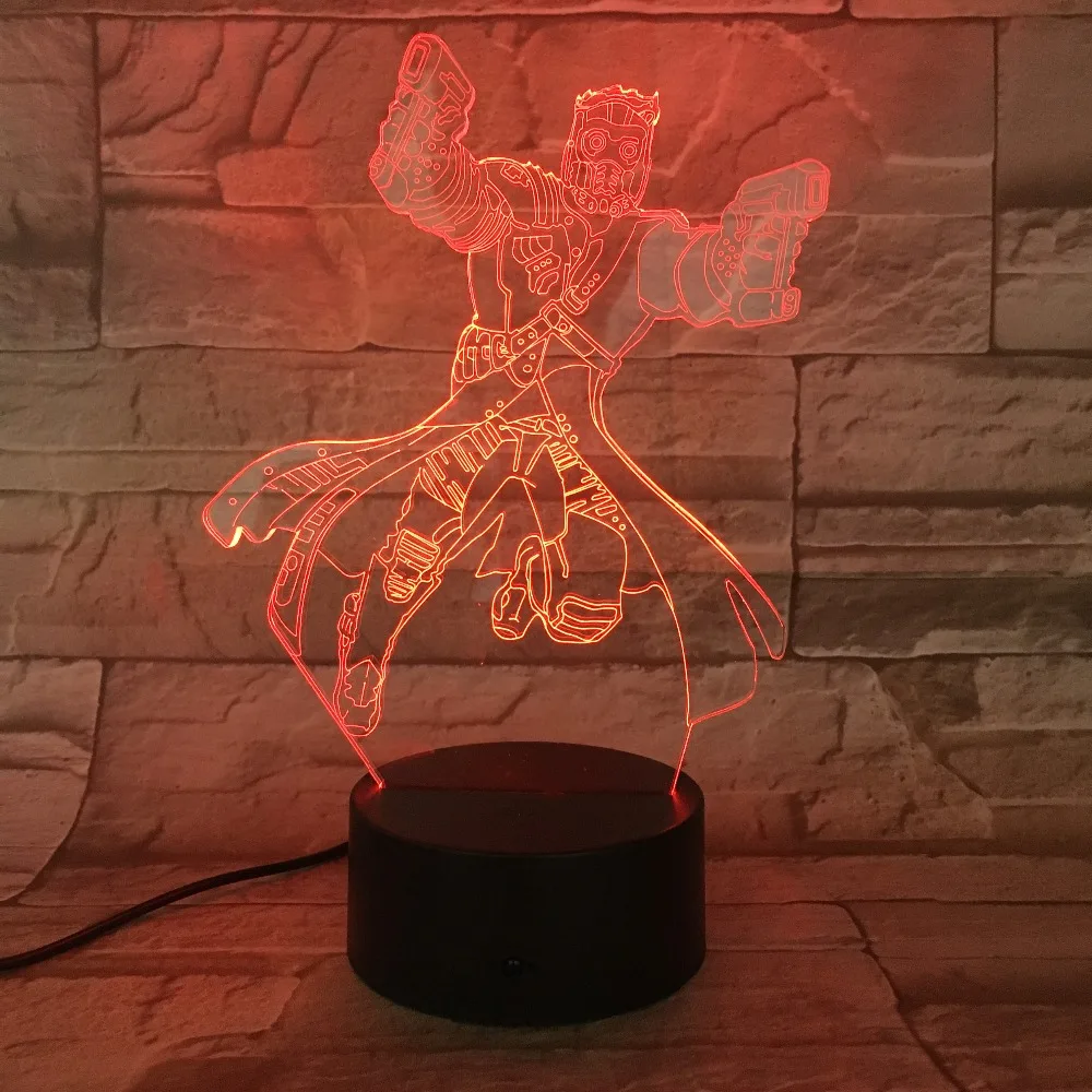 Новинка аниме Рисунок 3D светодиодный светильник Настольная лампа Хэллоуин
