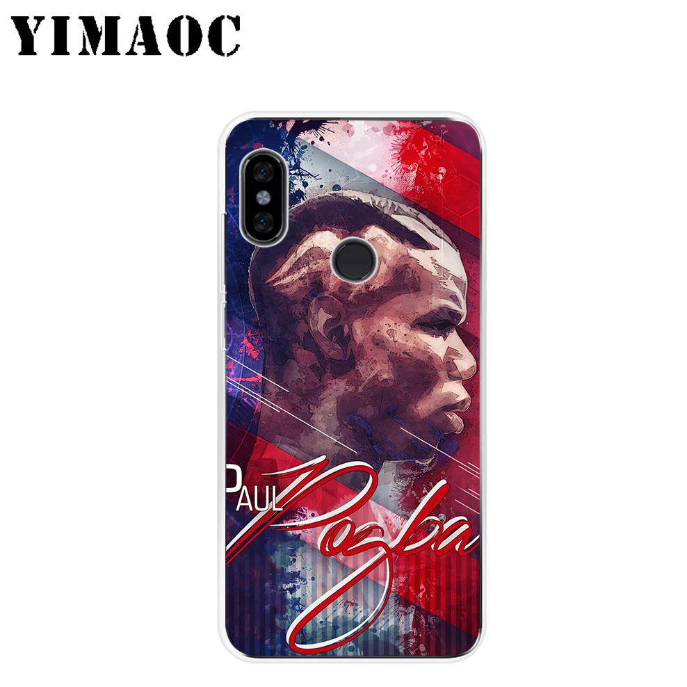 YIMAOC Paul Pogba Dab Soft Silicone Case for Xiaomi Redmi 6 6A 5A 5 S2 Puls Note 8 7 4X 4 4A Pro Go |