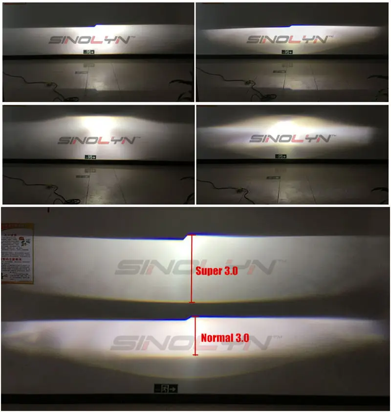 SINOLYN супер 3,0 ''h1 HID би ксеноновые линзы проектор фары H1 H4 H7 рассеиватель фар полностью металлический автомобиль Стайлинг части автомобилей