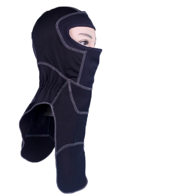 

Men/women Black Balaclava Moto Mask Windproof Face Mask Motorcycle Face Mask Cycling Bike Skiing Military Tactical Paintball