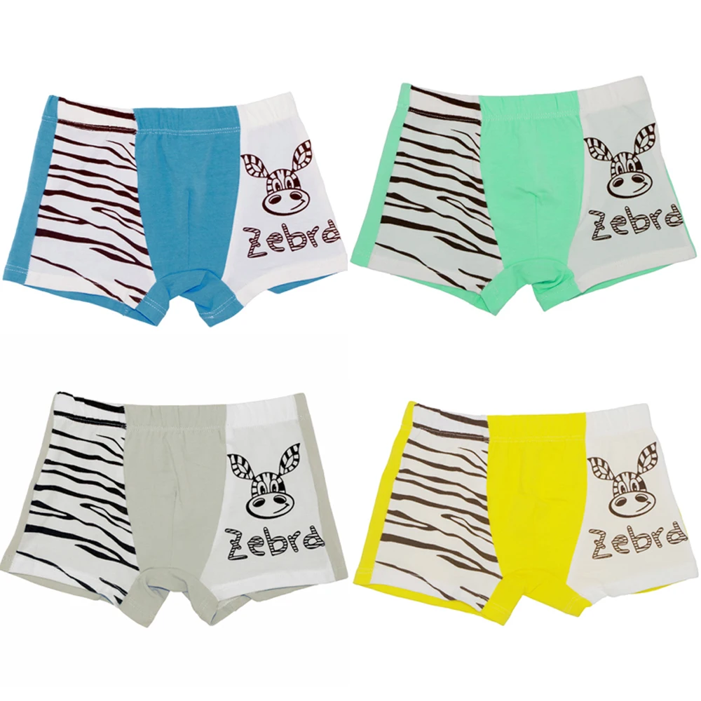Нижнее белье для детей 8 шт./лот нижнее из 100% хлопка маленьких мальчиков и девочек