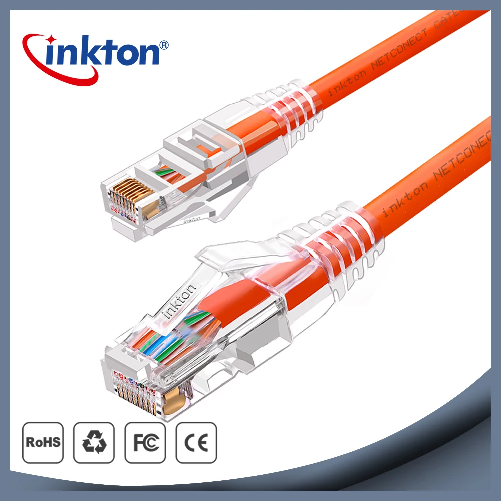 Inkton Rj45 Cat5e UTP патч корд 8 ядер Lan кабель ПВХ Куртка для компьютера роутера ноутбука