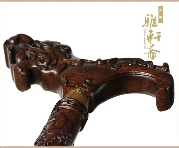 Главная корабль старый подарок Африканский эбонитовый трость мозаика ведущих