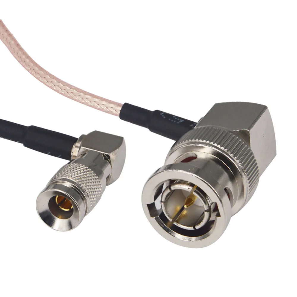 DIN 1,0/2,3 правый угол к BNC папа 75 Ом RG316 HD SDI кабель для Blackmagic RF коаксиальный RG316 SDI кабель Соединительный косичка 20 см 50 см