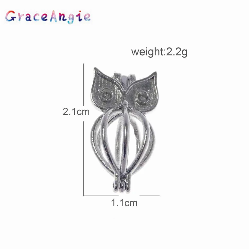 Грациозные бусины клетка медальон может быть открыт фазовый ящик кулон ожерелье