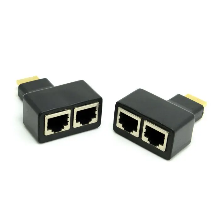 Новинка HDMI более 30 м RJ45 CAT5e CAT6 UTP LAN Ethernet балун-расширитель HD 1080P 3D HDTV | Компьютеры и