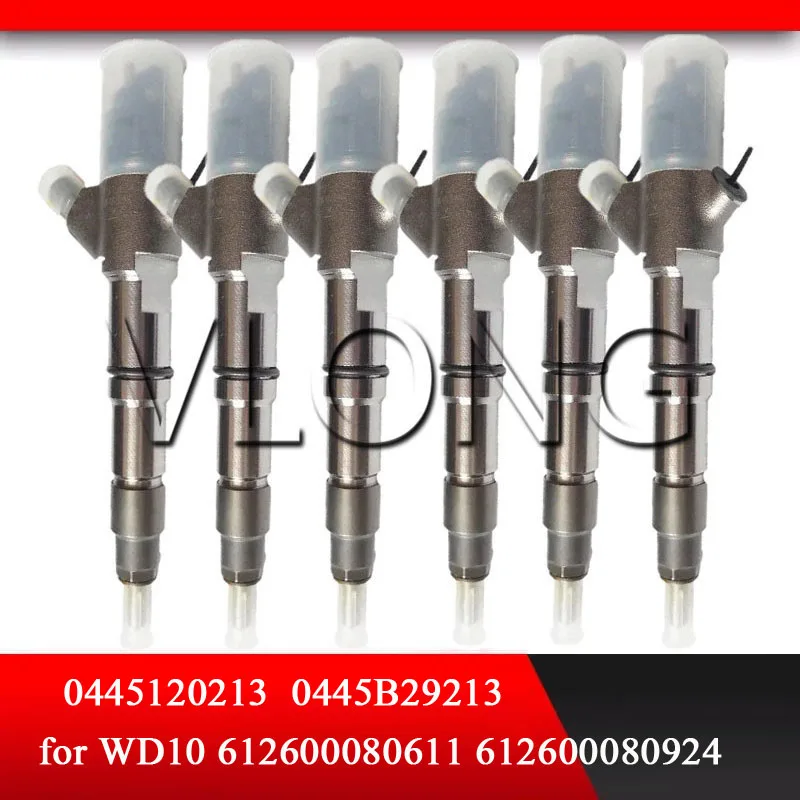 

Auto genuine fuel injector 0445120213 common rail injection assy replacements 0986AD1007 0445 120 213 for Weichai 612600080611