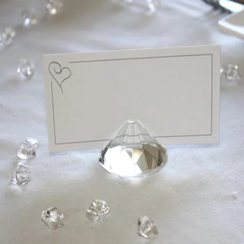 12 шт./лот свадебные подарки хрустальный держатель для карт сувениры украшения