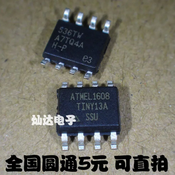50 шт./лот TINY13A SSU ATTINY13A ATTINY13 СОП 8|Соединители| |