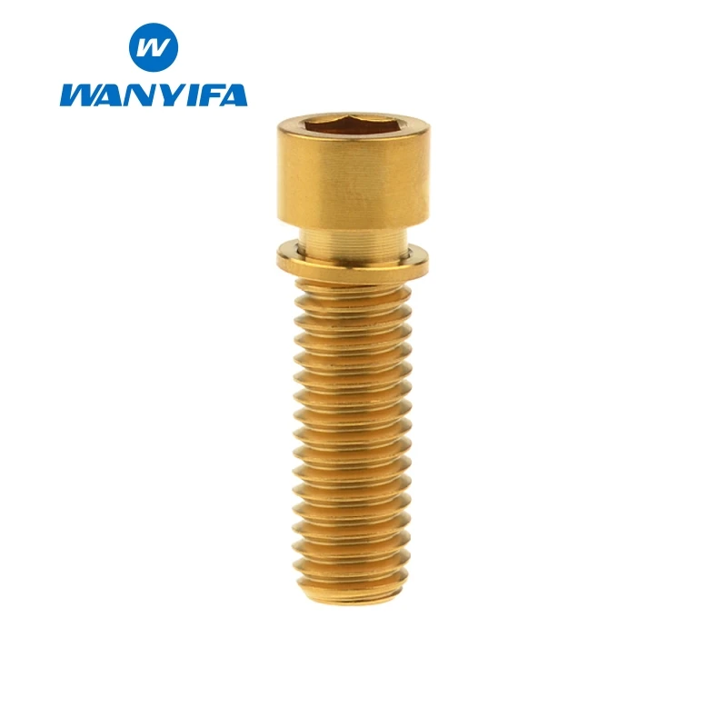 Титановый болт "wanifa" M8x20mm M8x25mm Allen Small Stigma с шайбой для BMX стержня